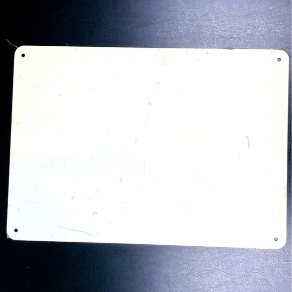 Danger Construction Site No Trespassing Metal Sign 14"x10" Industrial Safety War - Picture 4 of 4